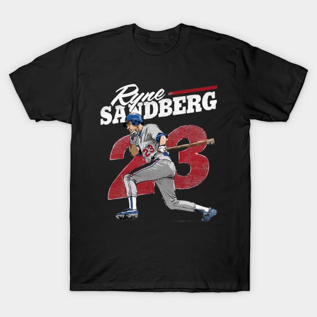 ryne sandberg retro T-Shirt by mazihaya pix